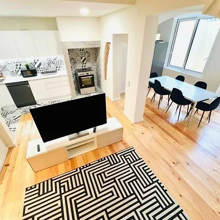 Lägenhet Center 3 Bedroom Flat Next To Avenida Liberdade