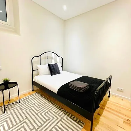 Lägenhet Center 3 Bedroom Flat Next To Avenida Liberdade